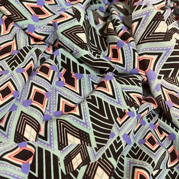 LuLaRoe Women's Joy Duster Kimono Sleeveless Vest Geometric Shapes Large - Picture 3 of 3